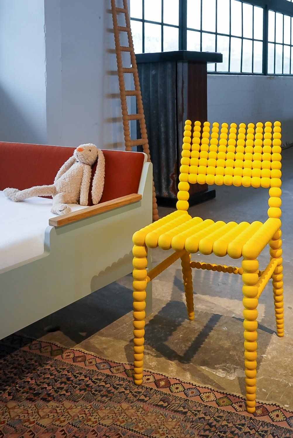 Maria Chair with yellow balls