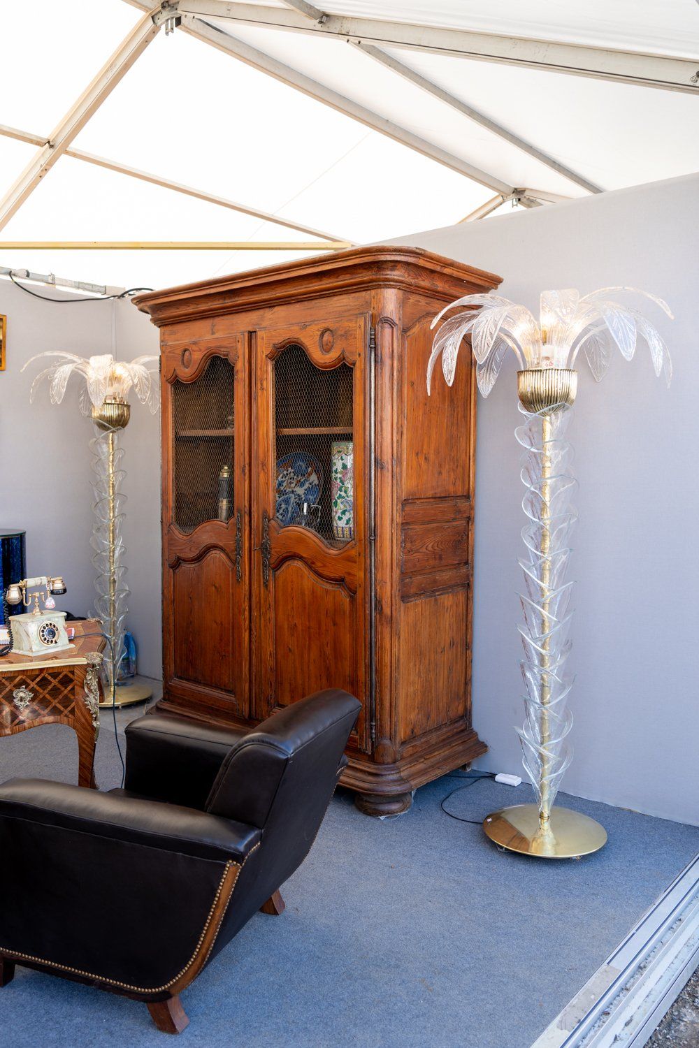 Murano Palm Tree lamps