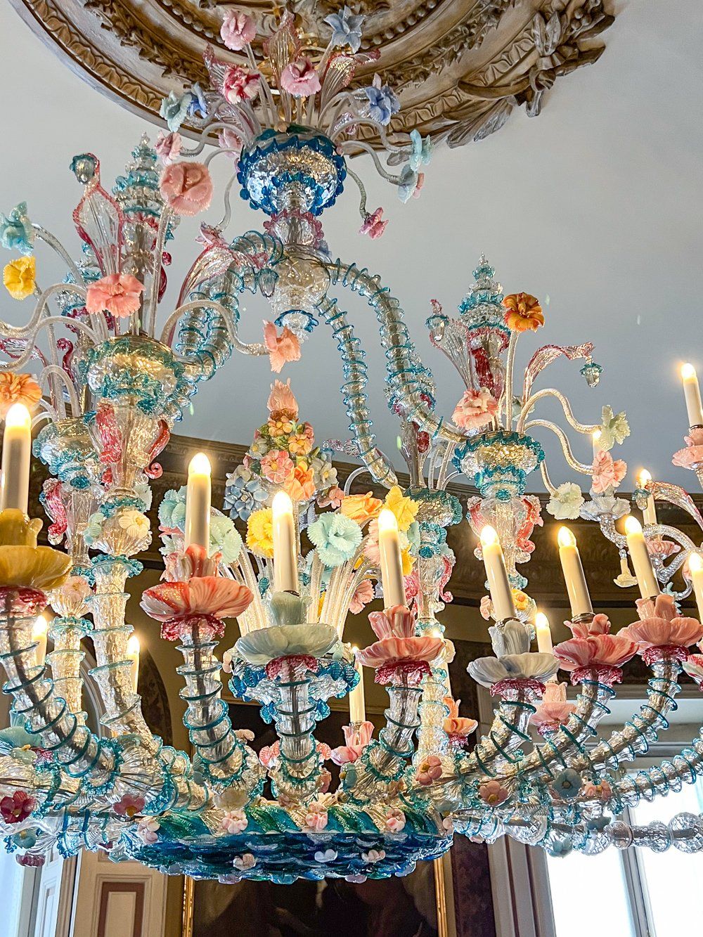 Murano Chandelier at the Museo Cerralbo