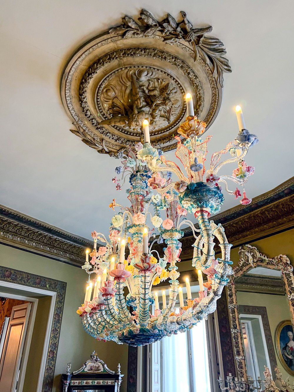 Murano Chandelier at the Museo Cerralbo